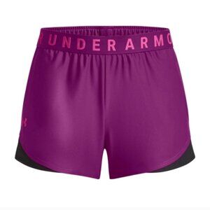 Under Armour Purple Athletic Shorts with Elastic Waistband